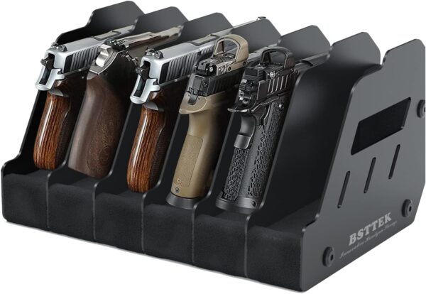 Foam Pistol Rack for Gun Safe | Gun Cabinet Accessories | Storage Organizer