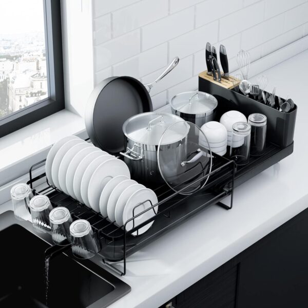 31% savings! Limited time Deal, Kitsure Large Dish Drying Rack - Extendable Dish Rack,