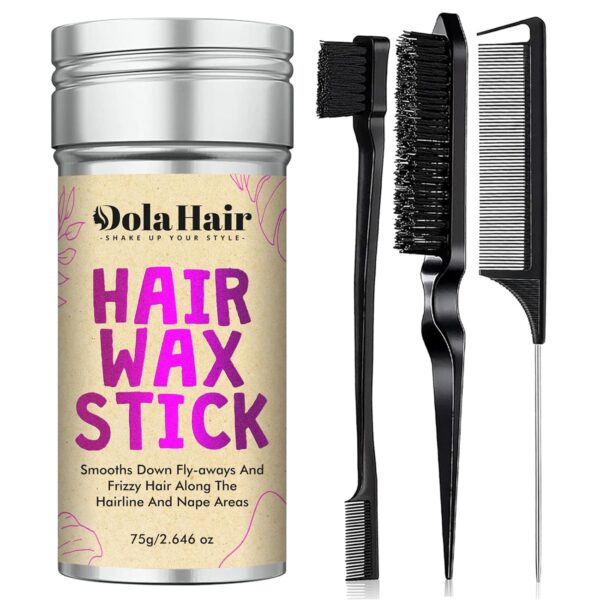 Hair Wax Stick - Flyaway Control and Styling Pomade for Kids, Women, and Men