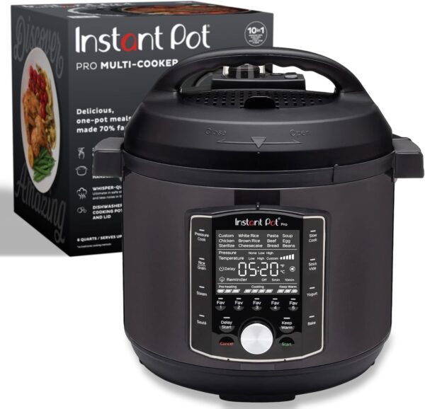24% savings! Limited time Deal, Instant Pot Pro 10-in-1 Pressure Cooker, Slow Cooker, Rice/Grain
