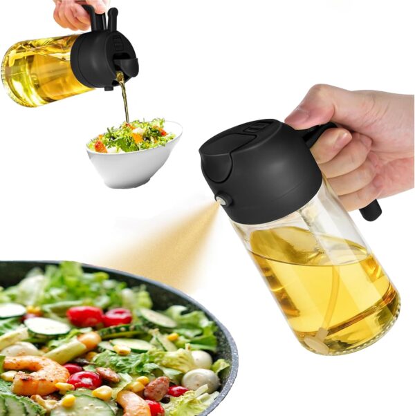 10% savings! Limited time Deal, Oil Sprayer for Cooking,2 in 1 Olive Oil Dispenser and Oil Sprayer