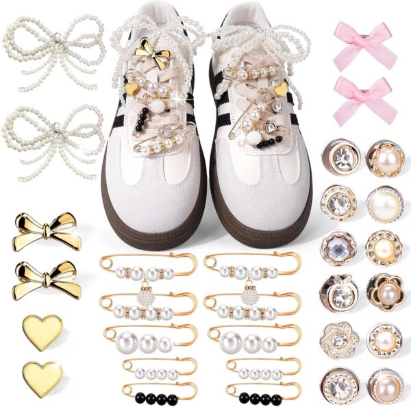 Mity rain 30PCS Shoe Charms for Sneakers