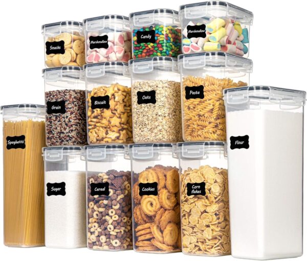 31% savings! Limited time Deal, CHEFSTORY Airtight Food Storage Containers Set, 14 PCS Kitchen Storage