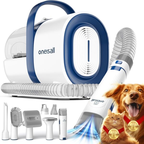 27% savings! Limited time Deal, oneisall Dog Grooming Vacuum, Pet Grooming Vacuum