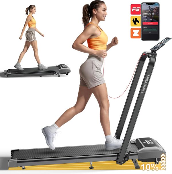 15% savings! Limited time Deal, Walking Pad Treadmill with Incline, 2 in 1 Foldable Treadmills