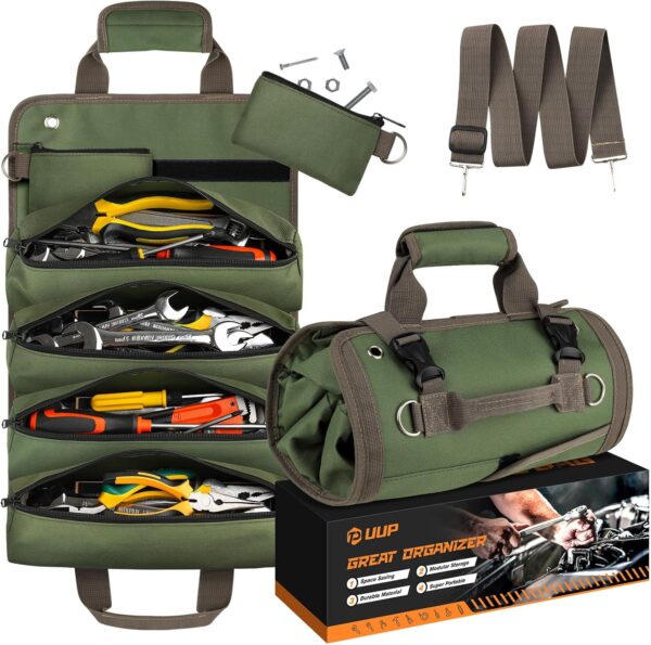 20% savings! Limited time Deal, Tool Bag Roll Up, UUP Heavy Duty Rolled Empty Tool Storage Organization
